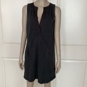 J. Crew 100% Cotton Deep V-Neck Casual Pocket Dress
